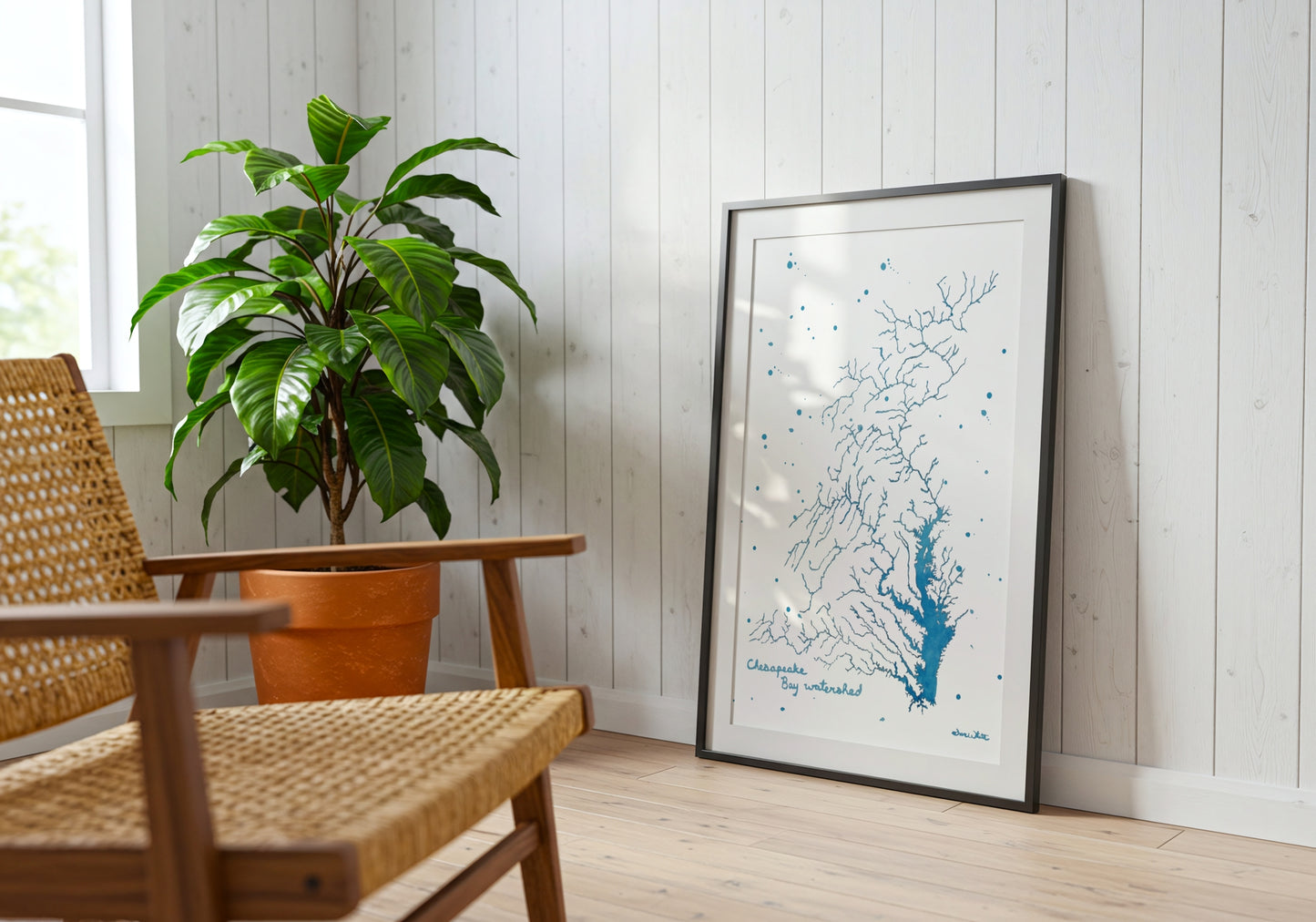 Chesapeake Bay Watershed Art Print