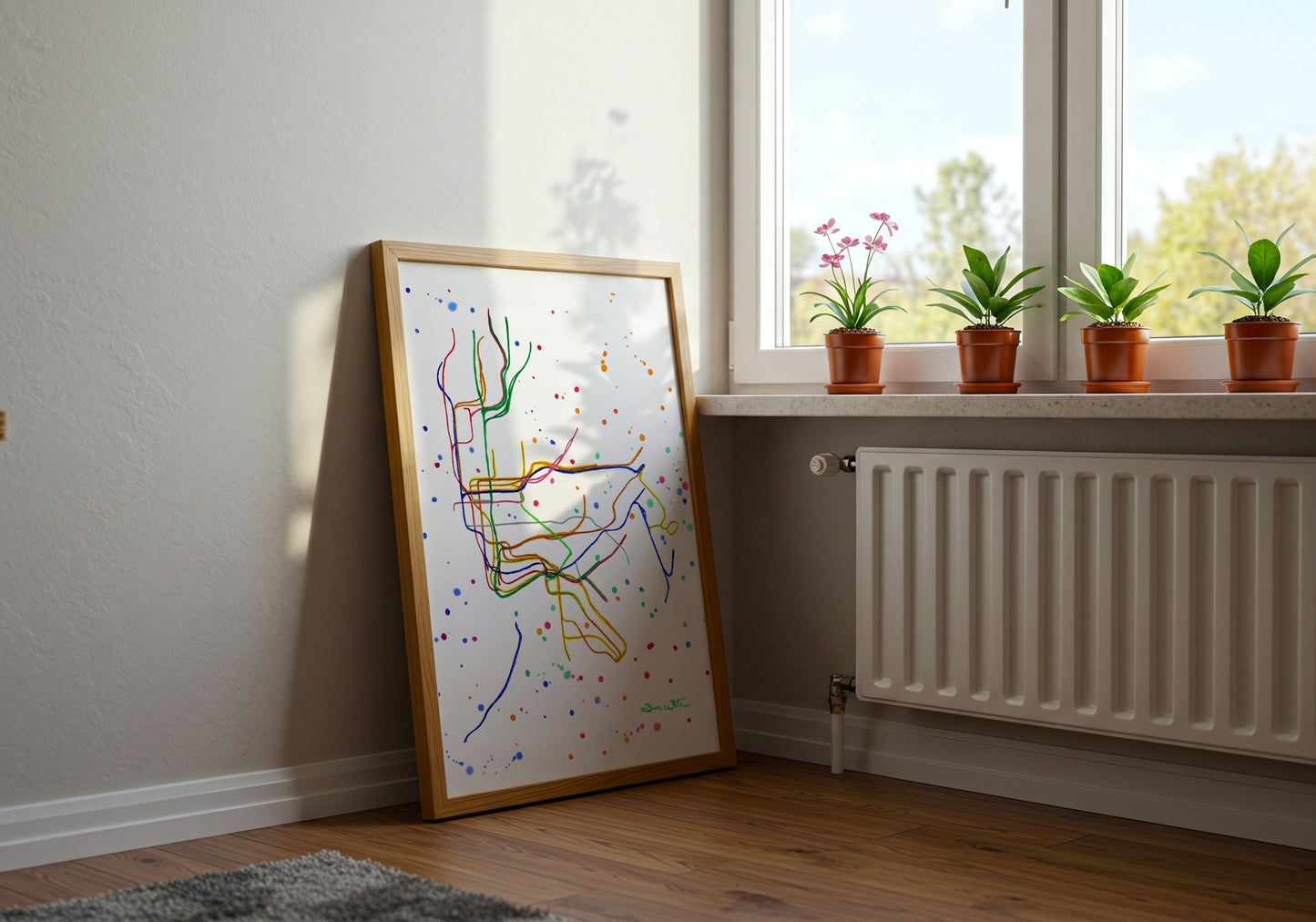 NYC Subway Map Artwork