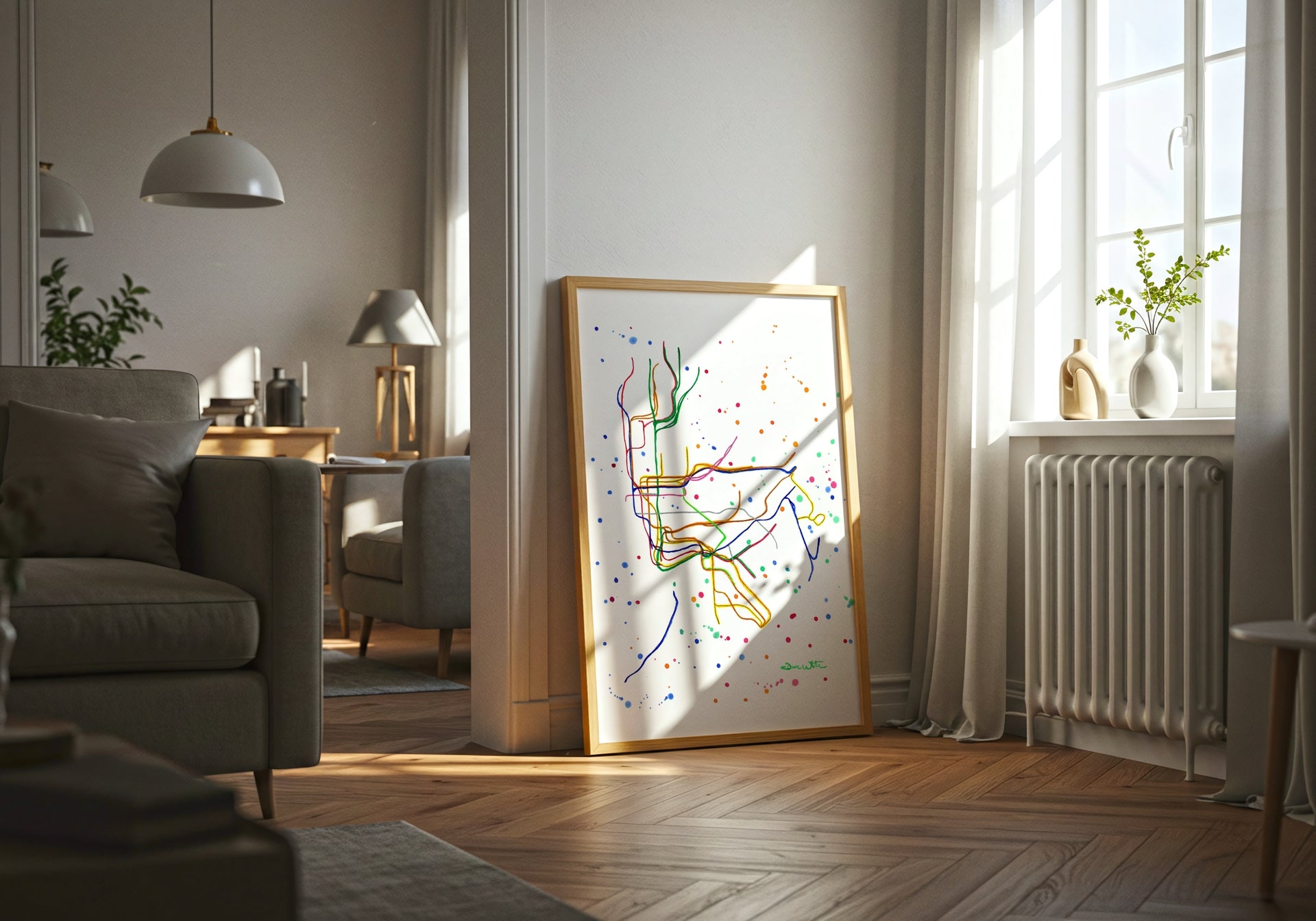 New York City Subway Map Artwork