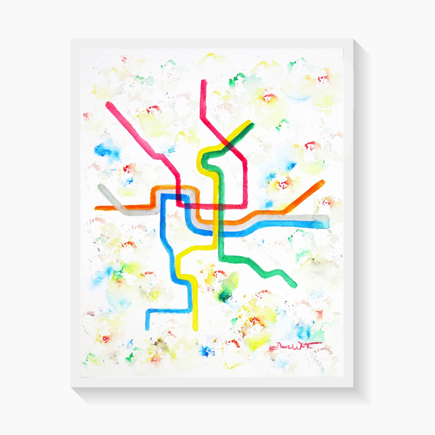 Washington DC Metro Art Print