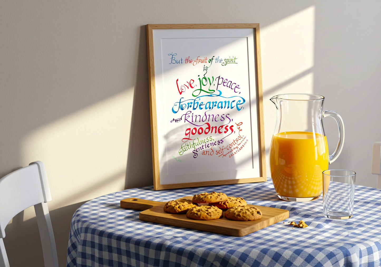 5The Fruit of the Spirit Christian Wall Art Print Galatians 5 22-23