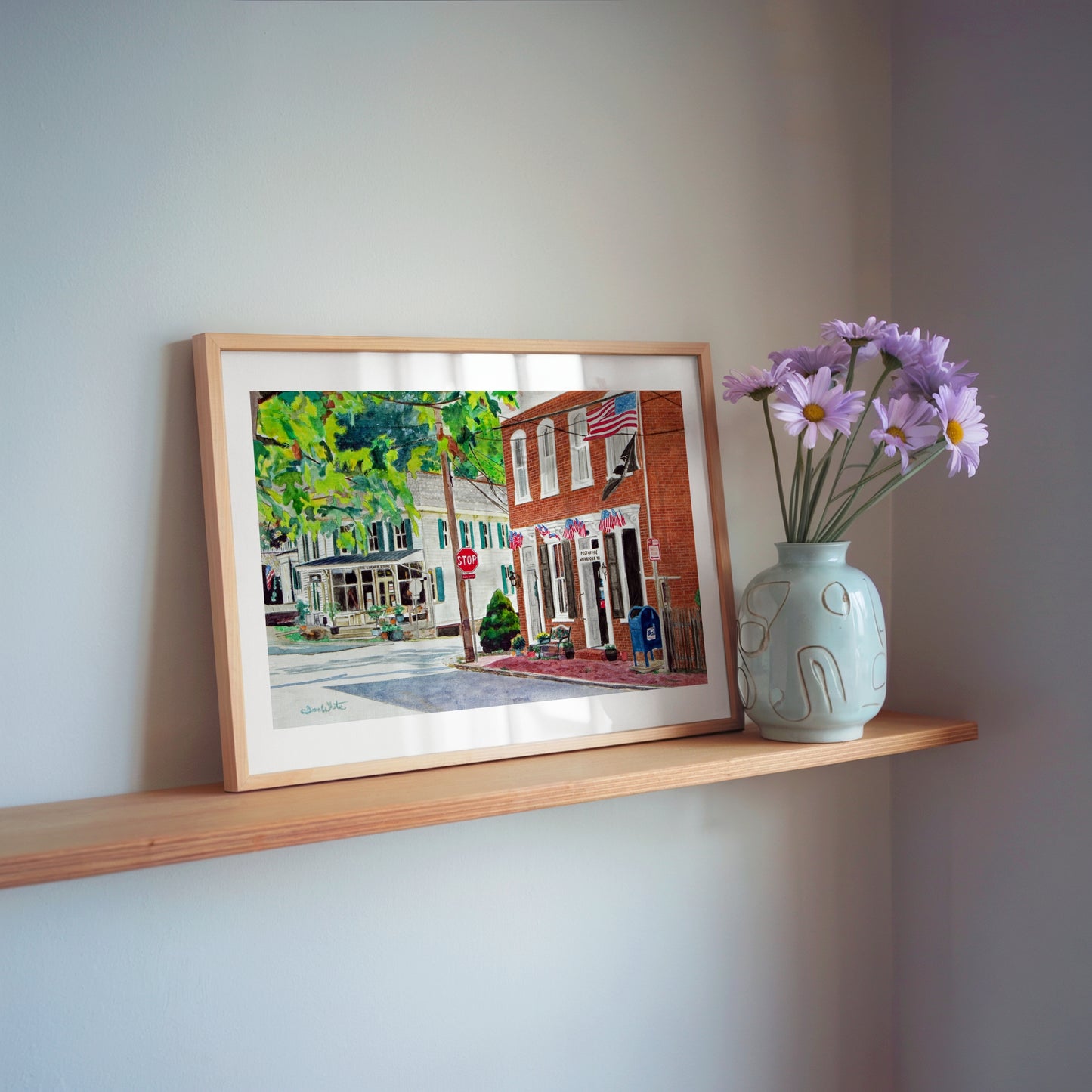 Waterford Virginia Post Office Painting Art Print