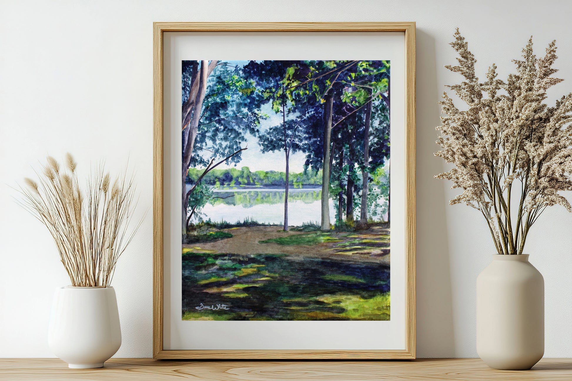 Potomac River Painting Landscape 