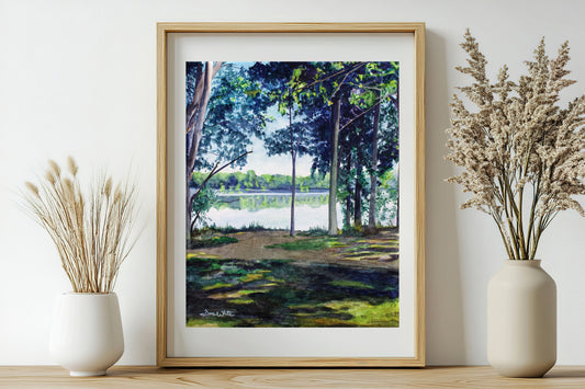 Potomac River Painting Landscape 