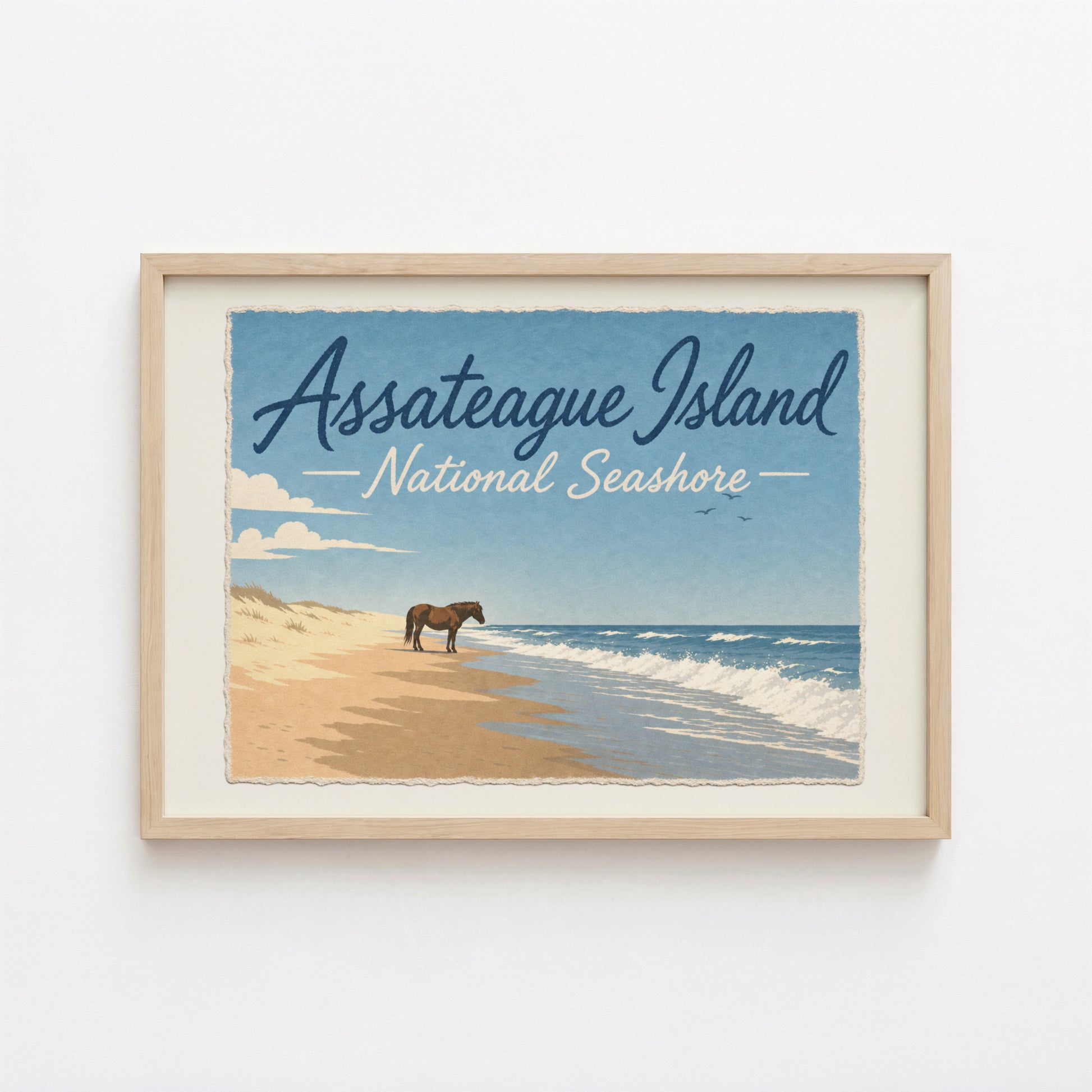 Assateague Island National Seashore Poster Art