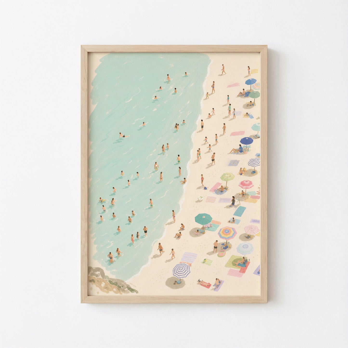 Minimalist Abstract Beach Art Printable