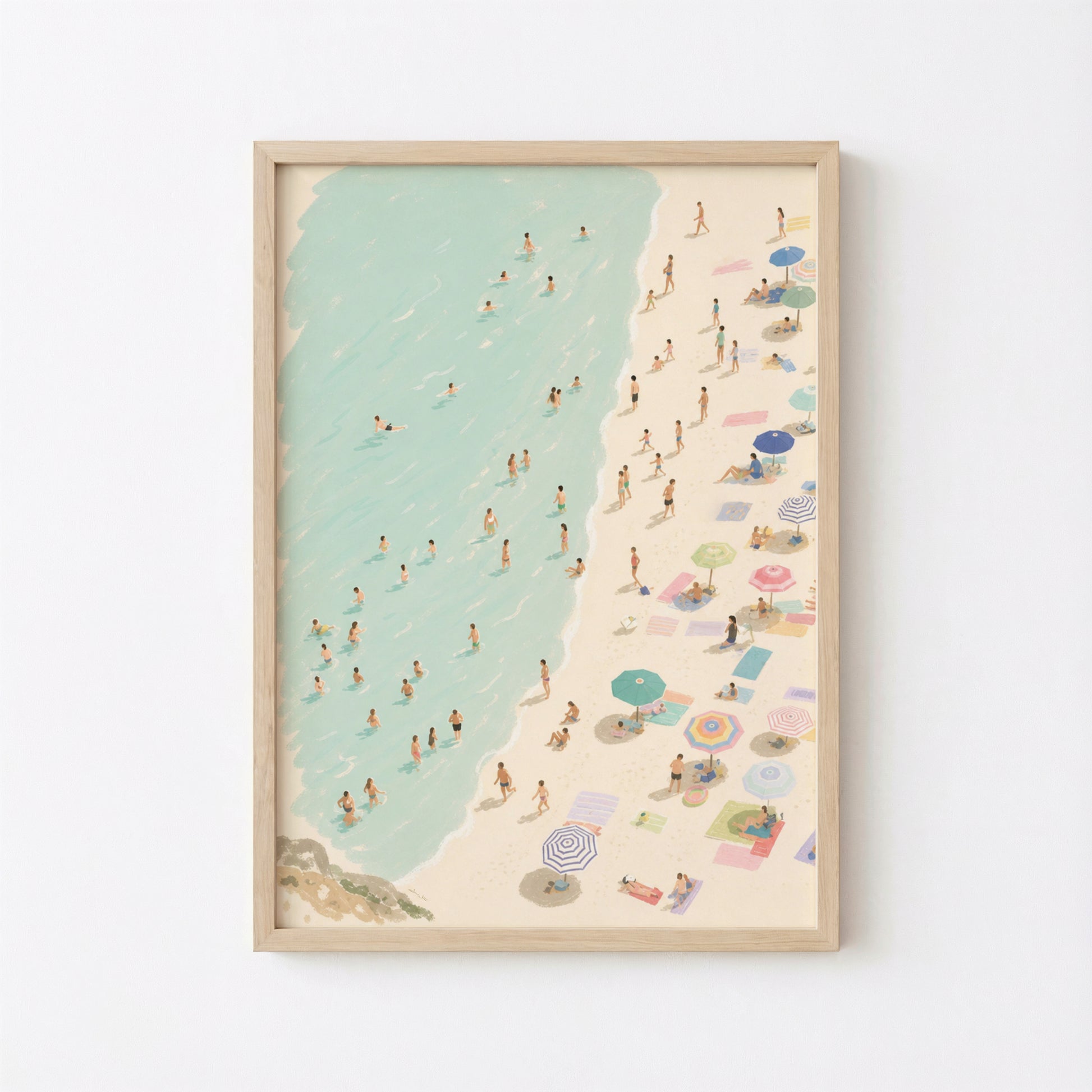 Minimalist Abstract Beach Art Printable