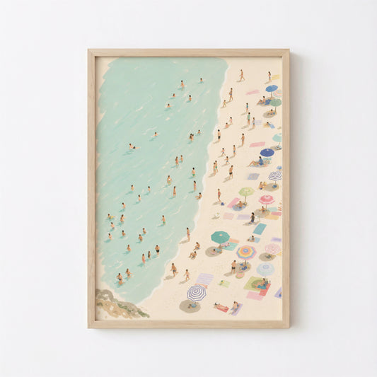 Minimalist Abstract Beach Art Printable