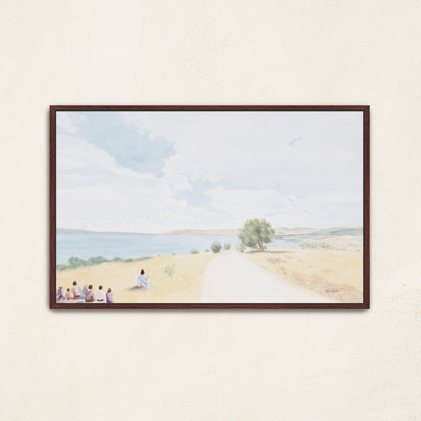 Jesus Canvas Art Look at the Birds of the Air