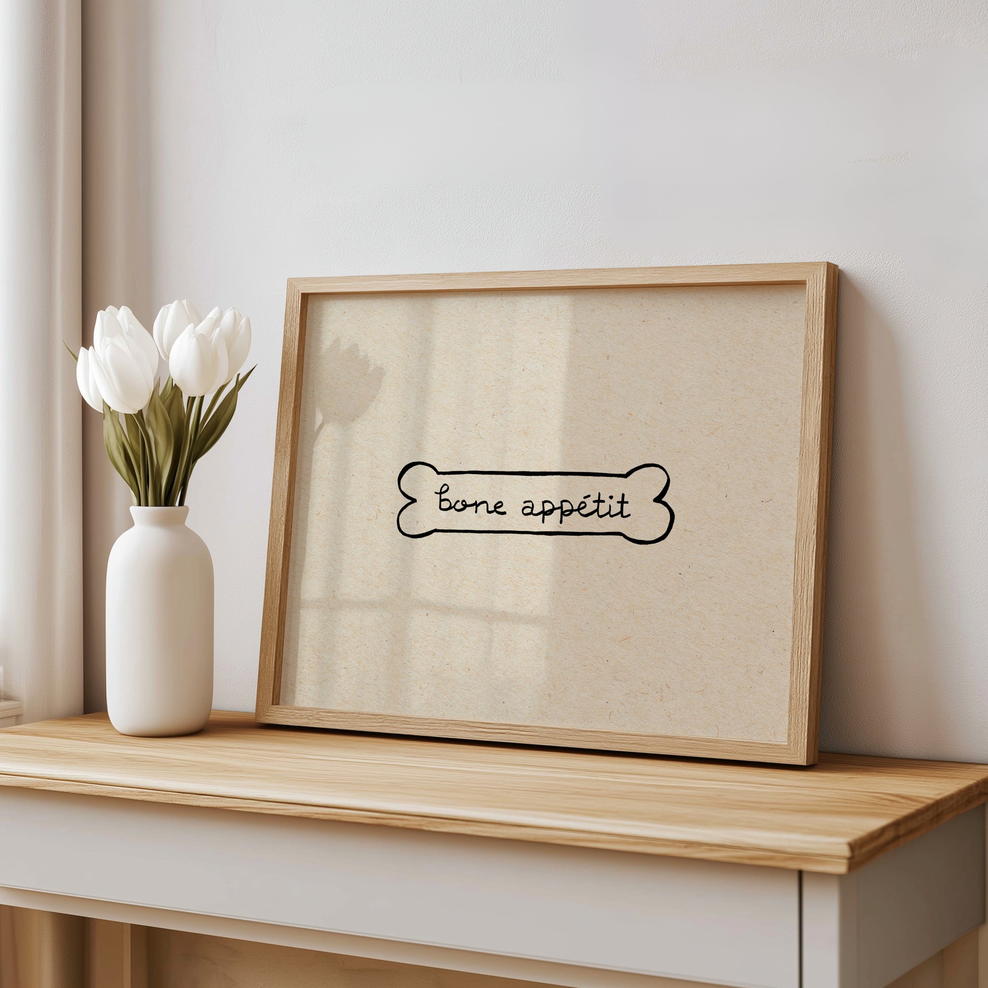 Bone Appetit Printable Dog Art