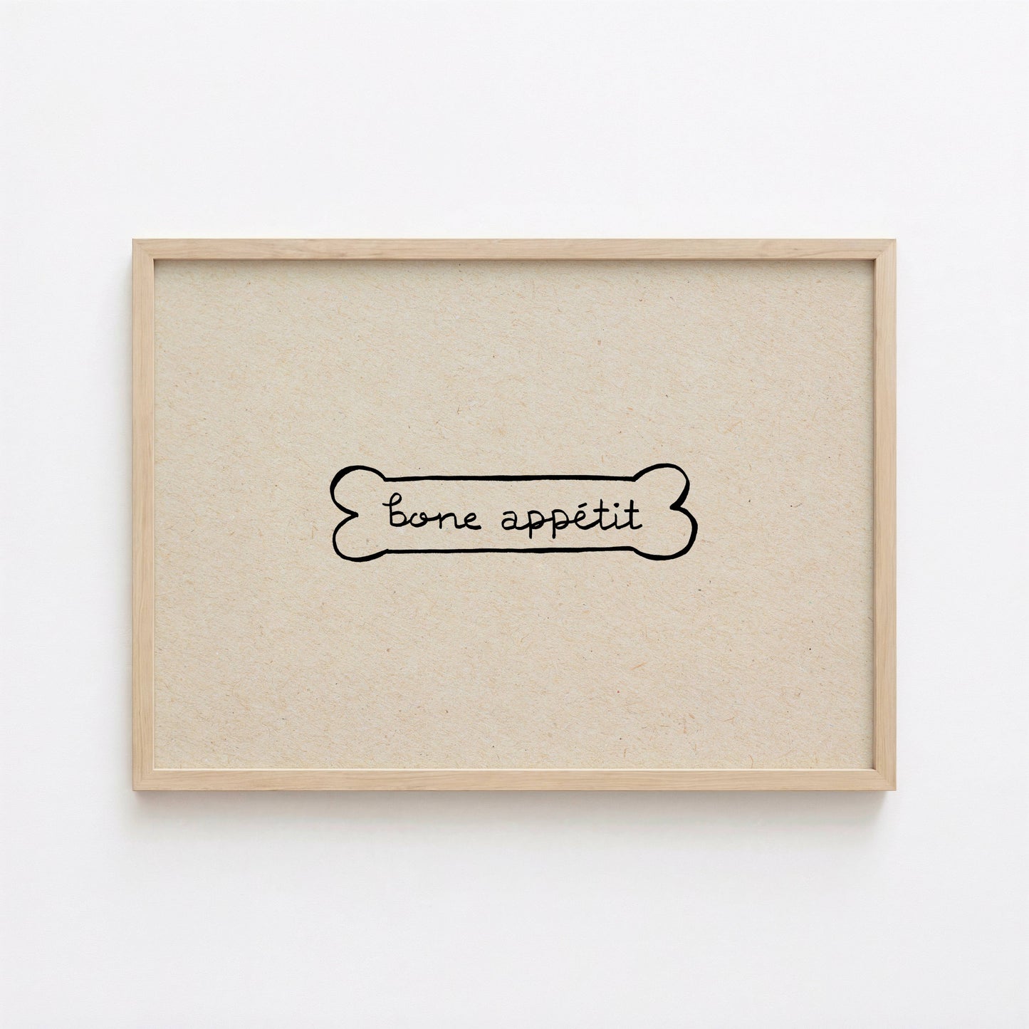 Bone Appetit Dog Print