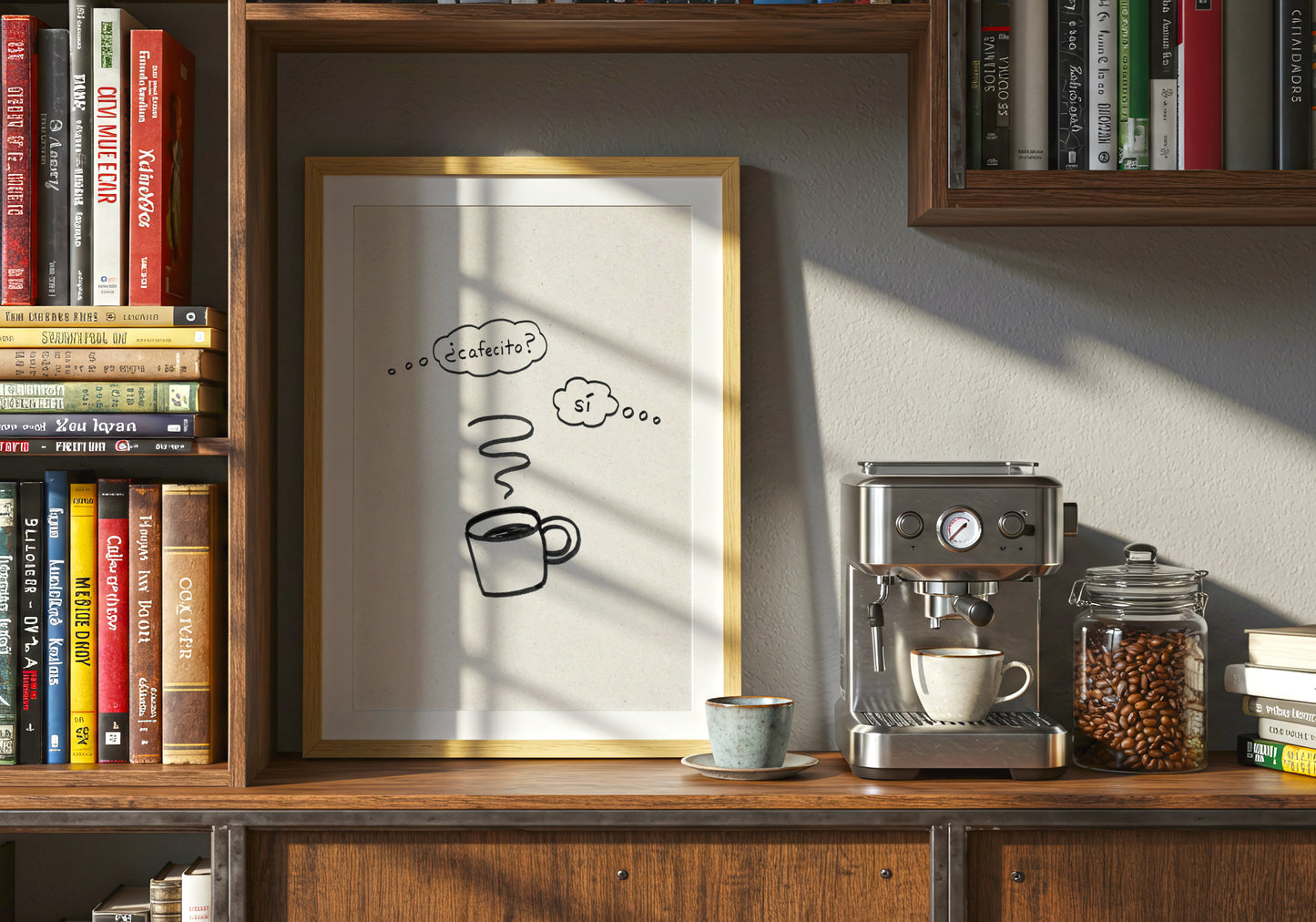 Printable Coffee Art Spanish Cafecito