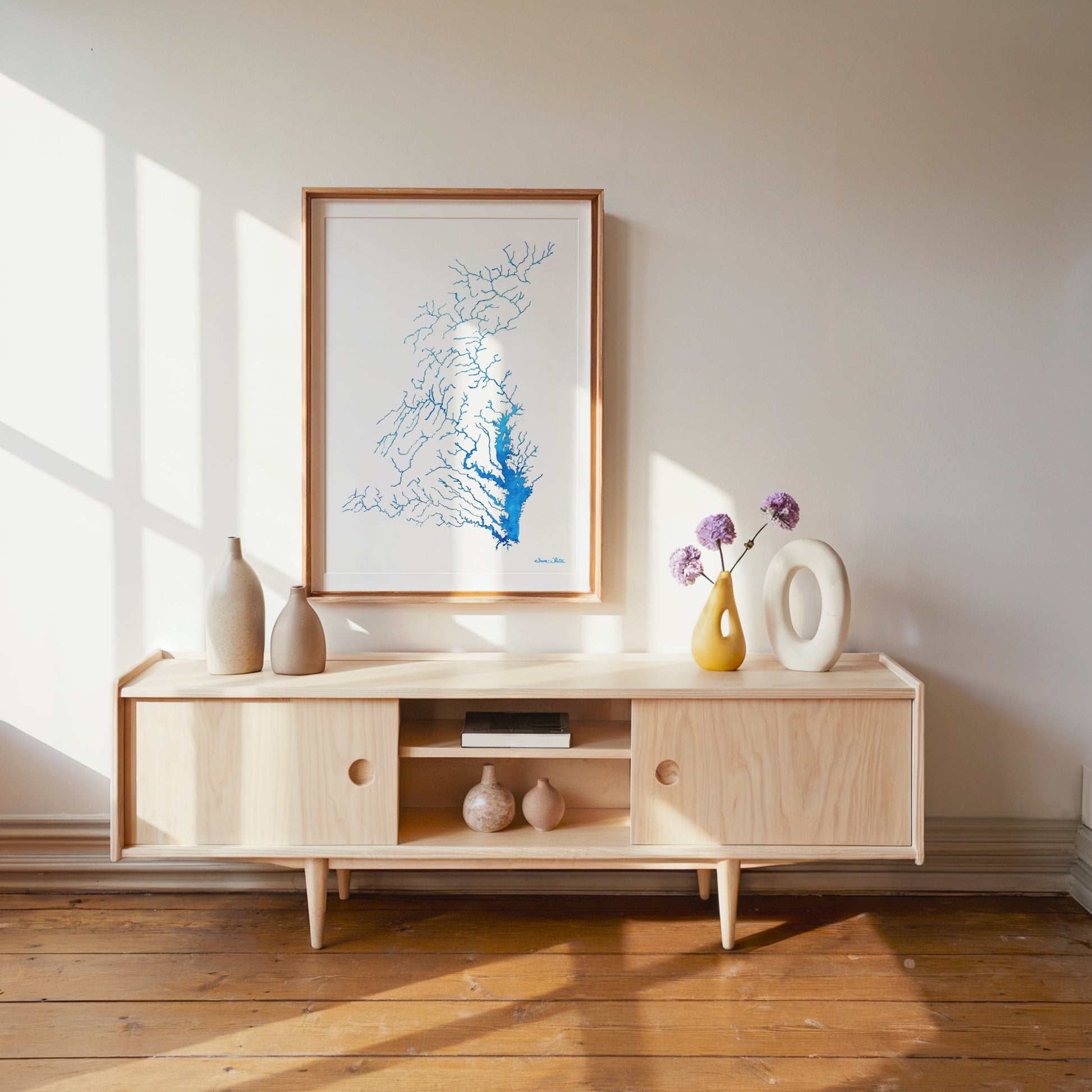 Chesapeake Bay Map Print