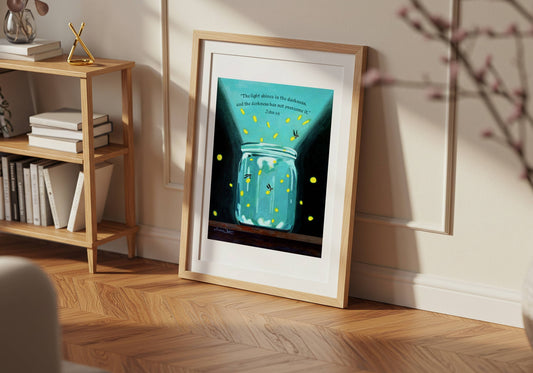 The Light Shines in the Darkness John 1 5 Art