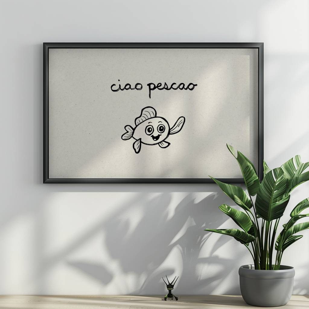 Printable Art Spanish Ciao Pescao