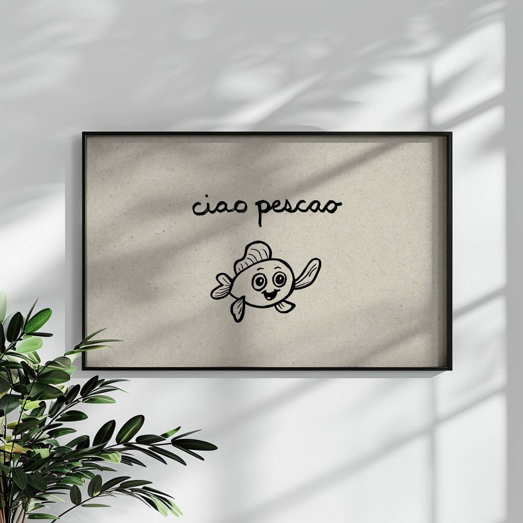 Printable Wall Art Spanish Ciao Pescao