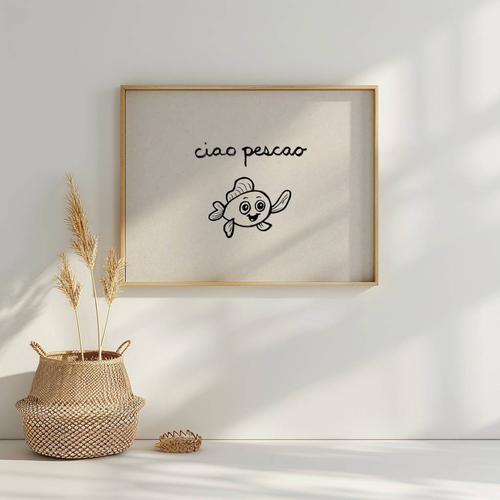 Printable Wall Art Ciao Pescao