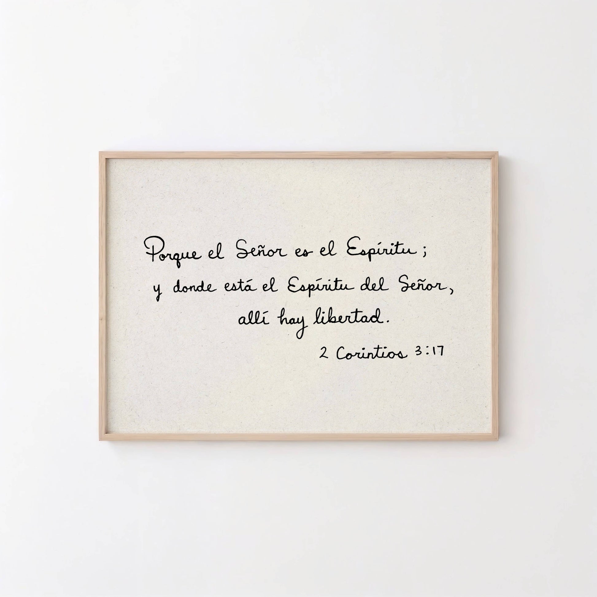 Arte Cristiano Imprimible 2 Corintios 3:17