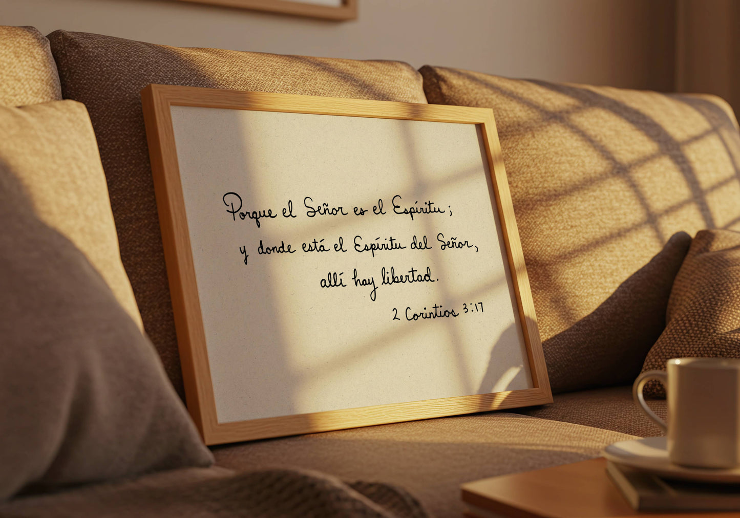 Spanish Bible Verse Art 2 Corintios 3:17