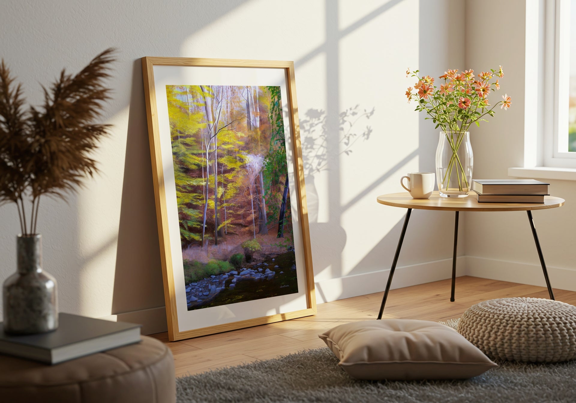 Fall Landscape Painting Art Print