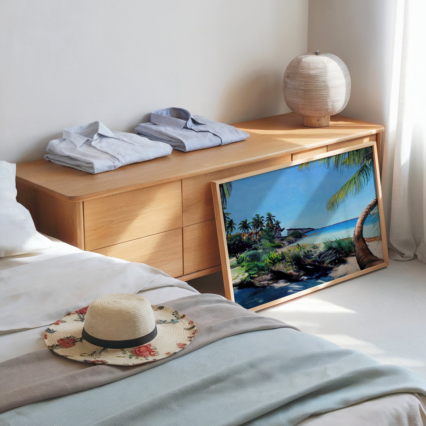 Florida Keys Beach Painting Bahia Honda Key