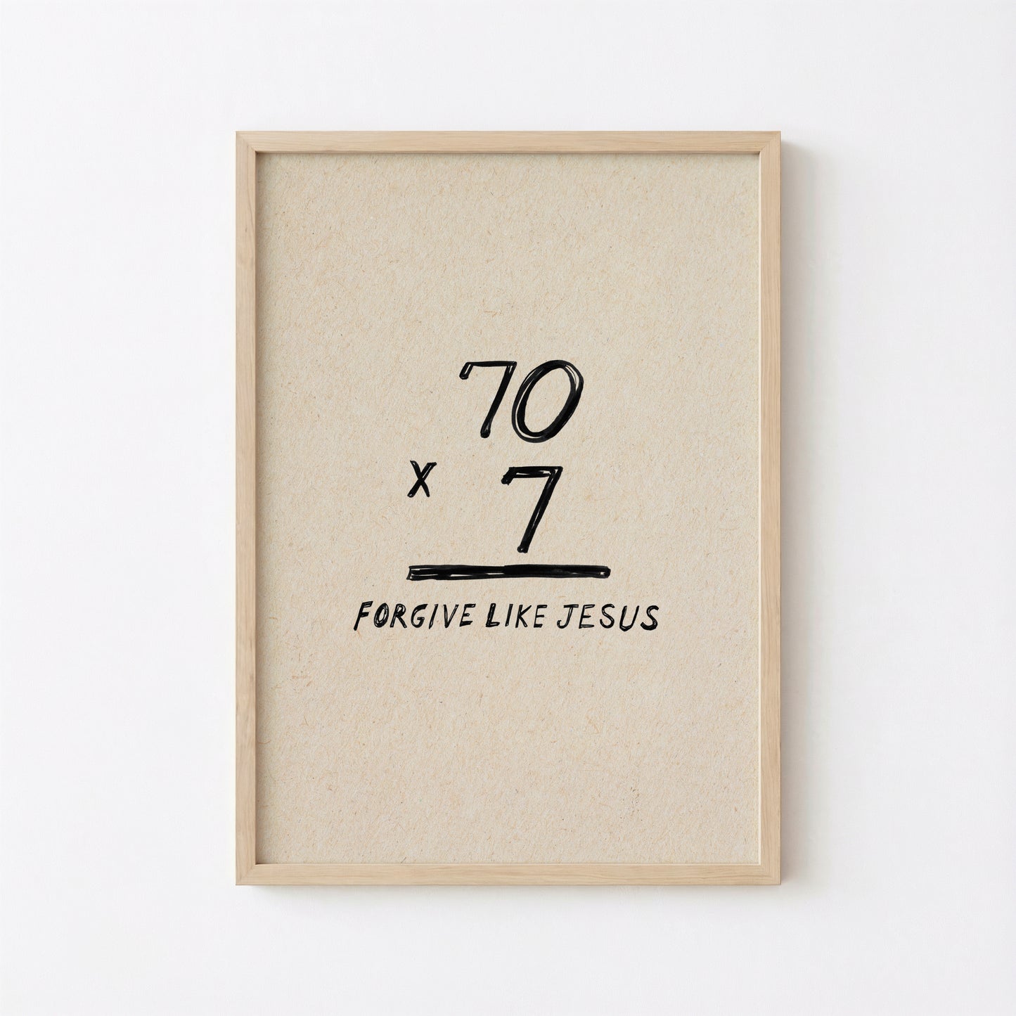 Forgive Like Jesus Printable Art 70x7