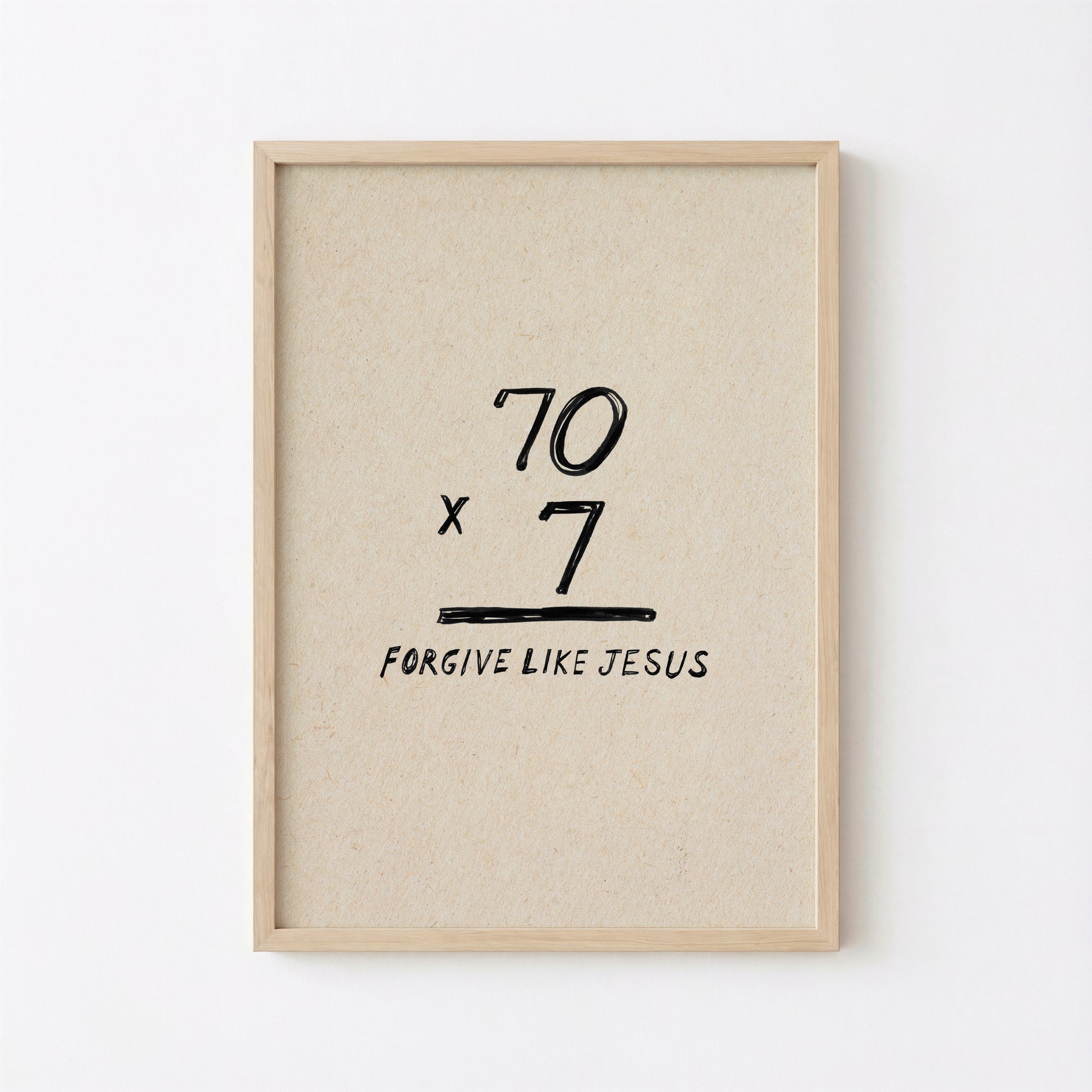Forgive Like Jesus Printable Art 70x7