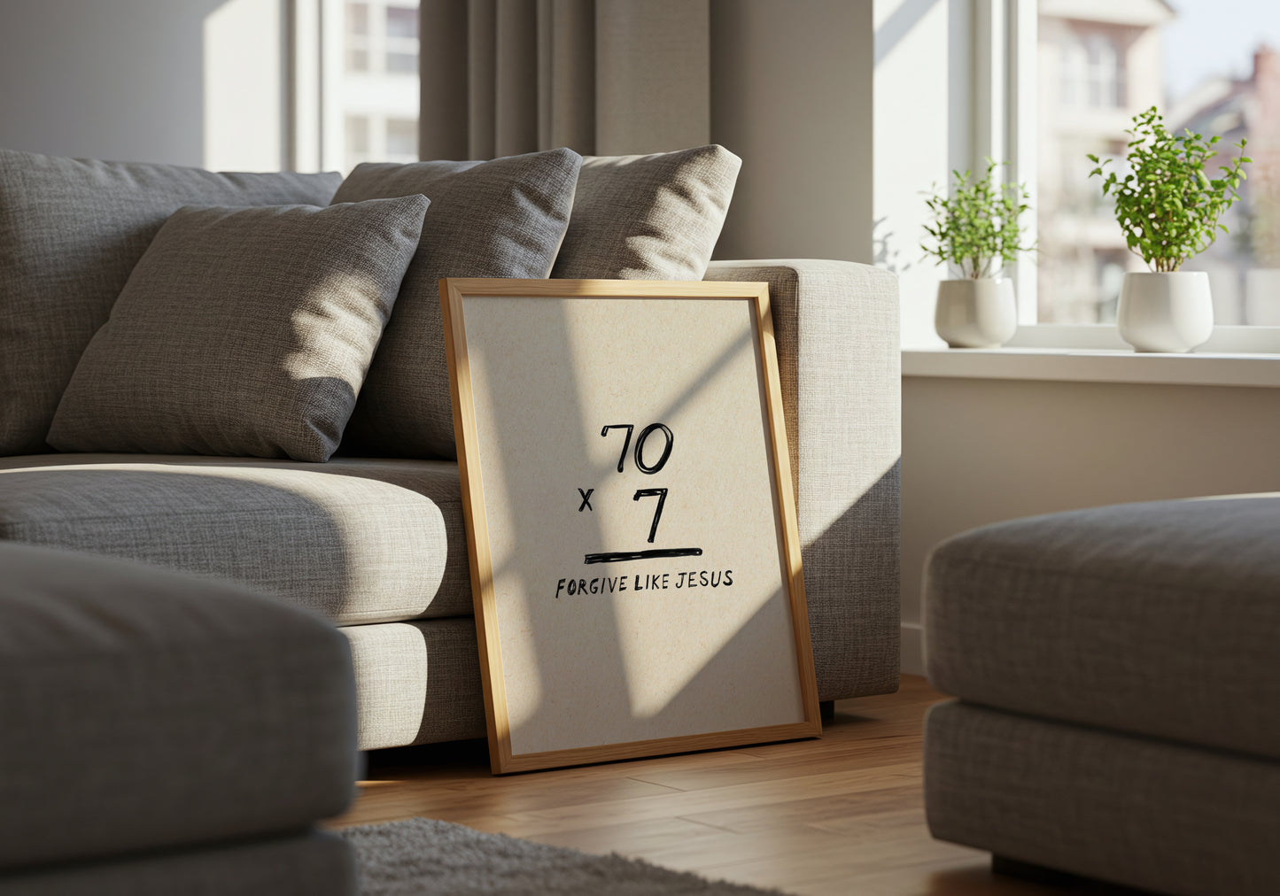Printable Christian Art 70x7 Forgive