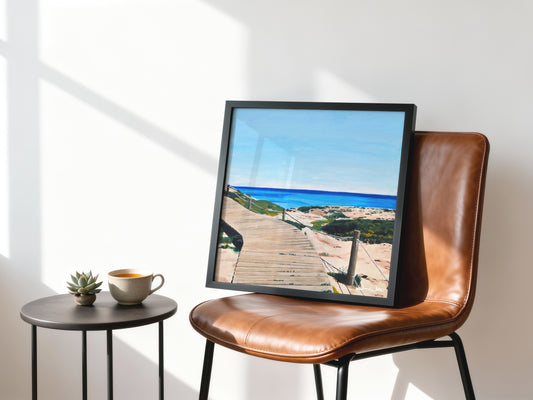 Formentera Wall Art Print Beach Painting