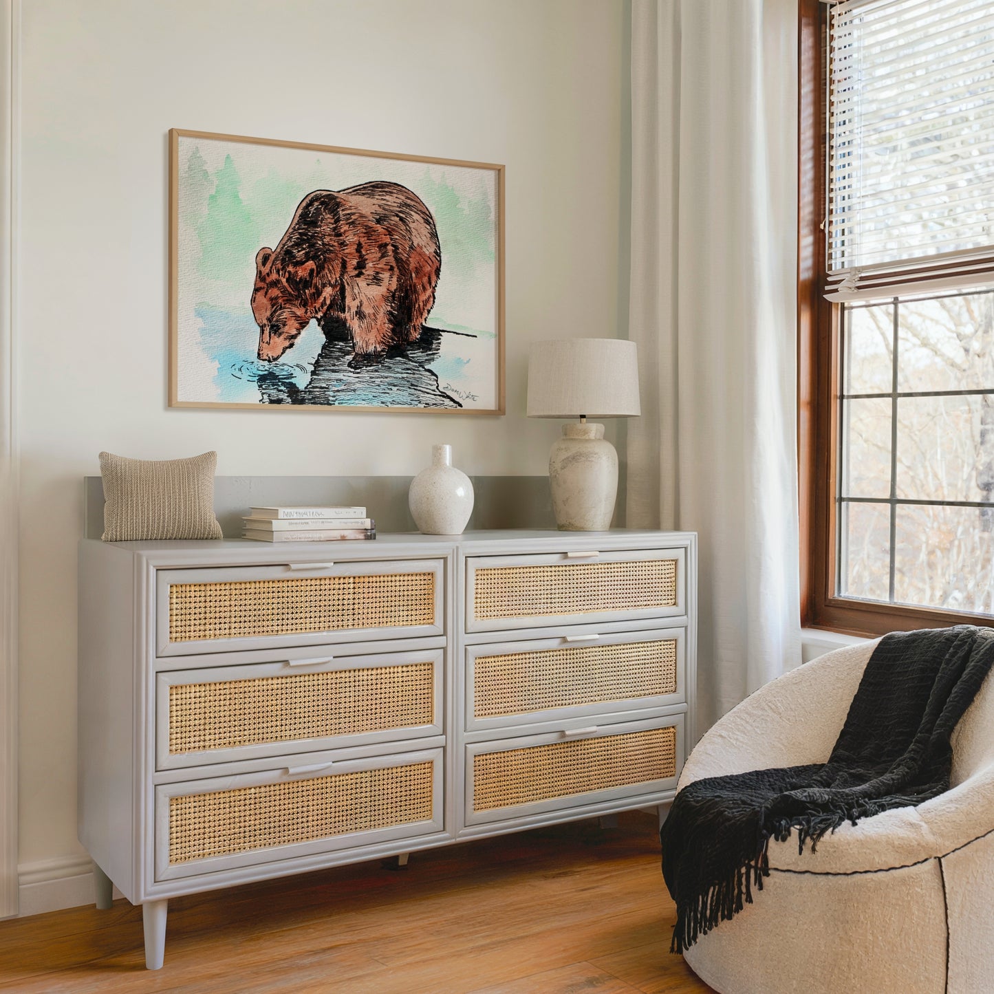 Grizzly Bear Painting