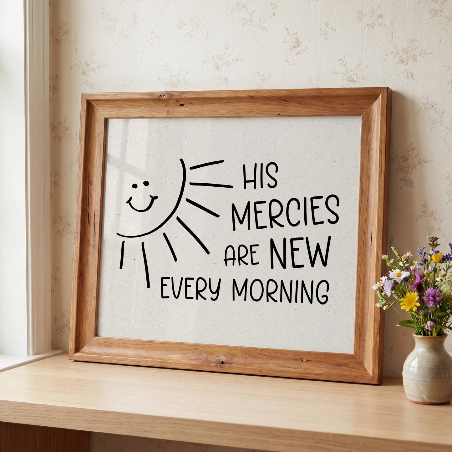 His Mercies Are New Every Morning Christian Art