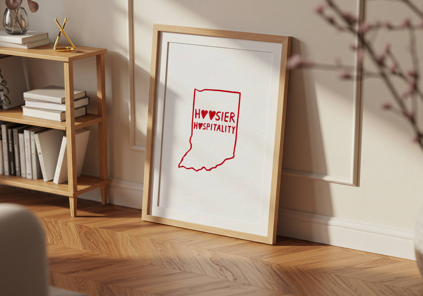 Indiana Poster Print Hoosier Hospitality