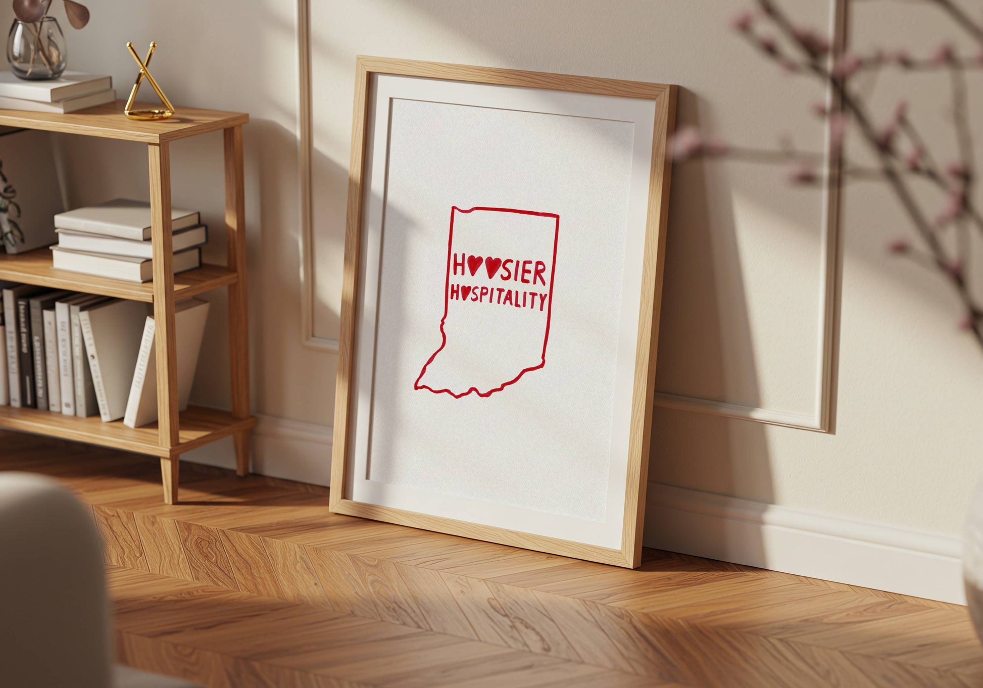 Indiana Poster Print Hoosier Hospitality