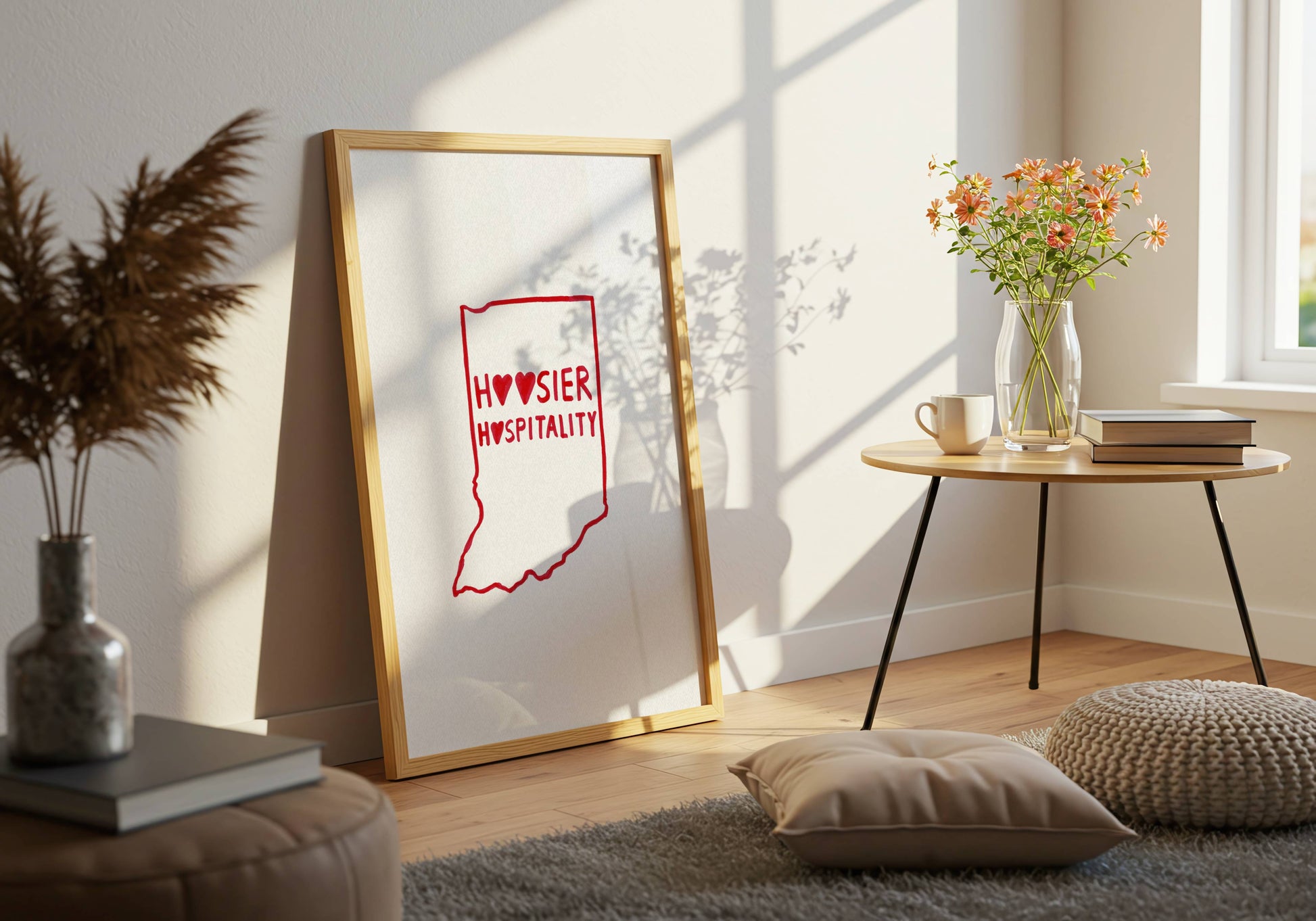 Indiana Art Hoosier Hospitality Printable