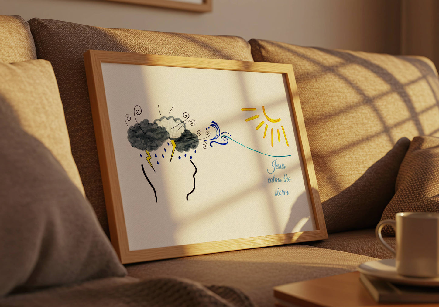 Jesus Calms the Storm Art Print