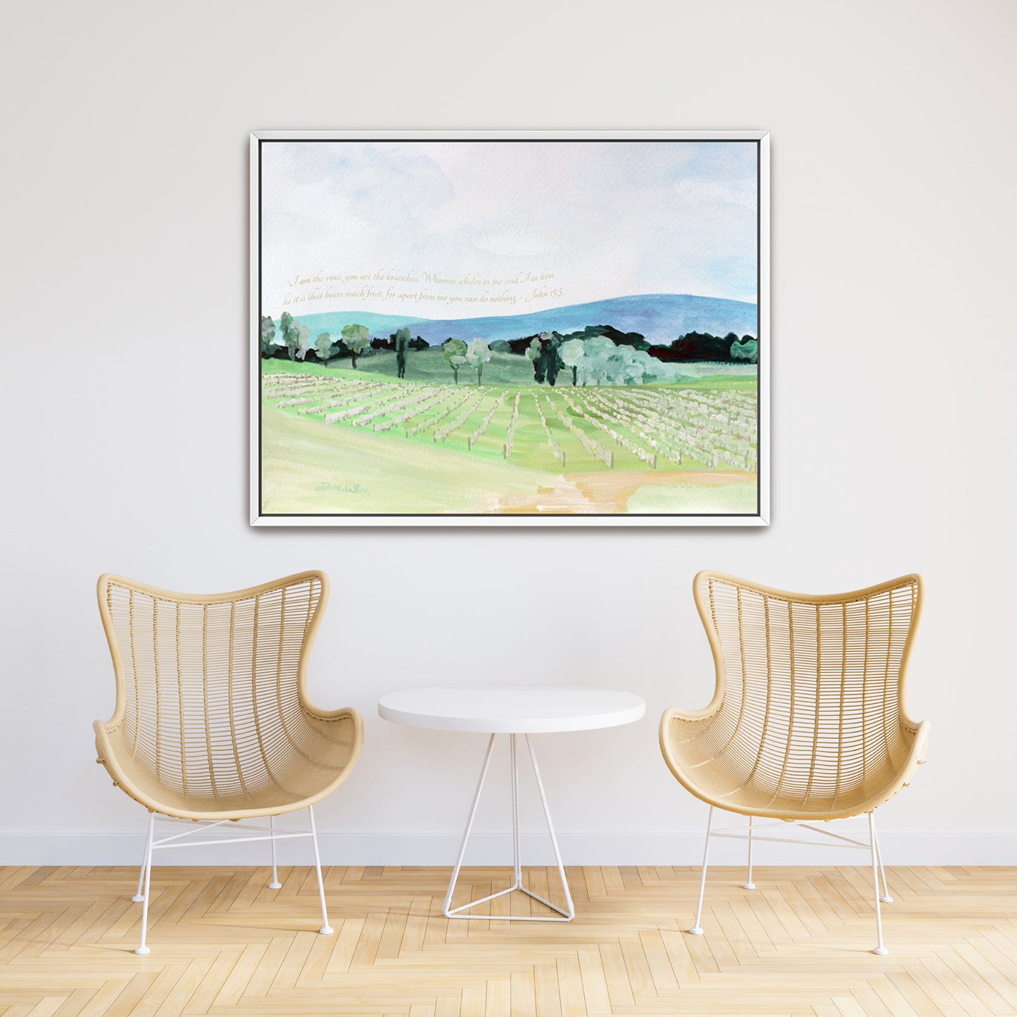 John 15:5 Canvas Art Christian