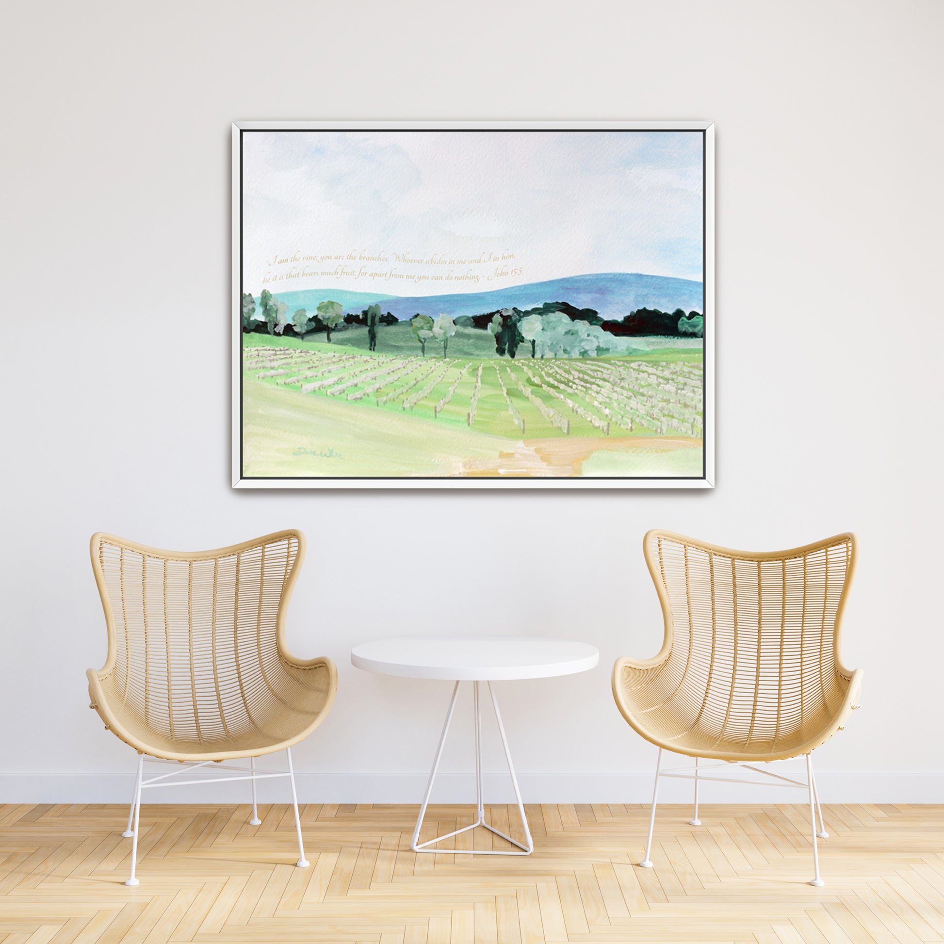 John 15:5 Canvas Art Christian