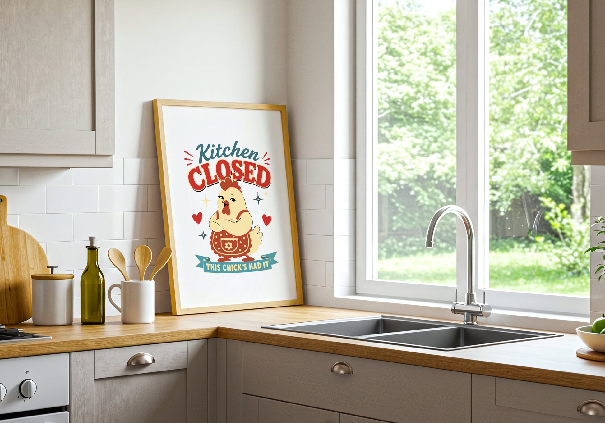 Kitchen Closed This Chick's Had It Printable Art