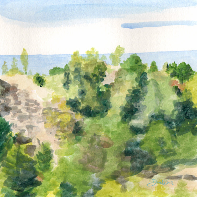 Lake Michigan Art Print Sand Dunes