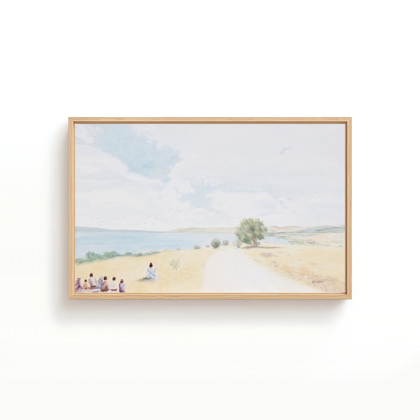 Sermon on the Mount Painting Jesus