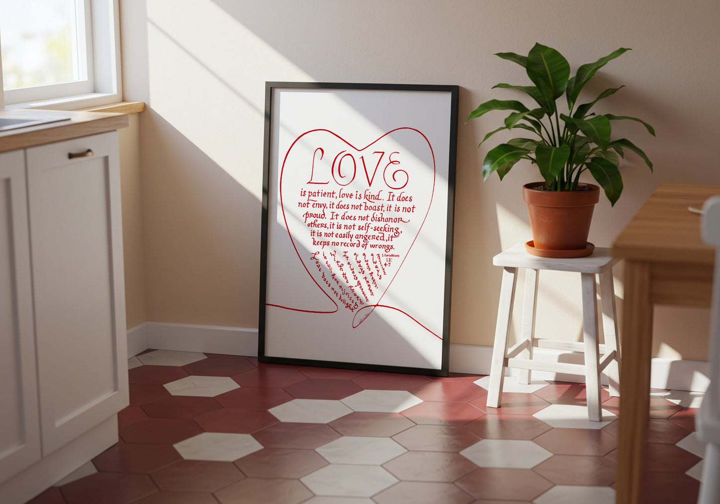 Love is Patient Christian Wall Art