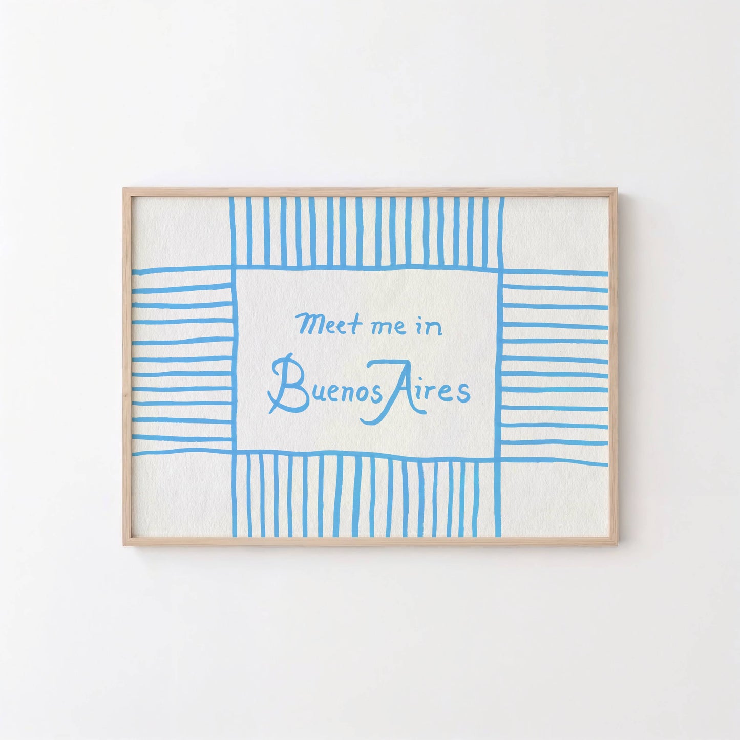 Meet Me in Buenos Aires Printable Art