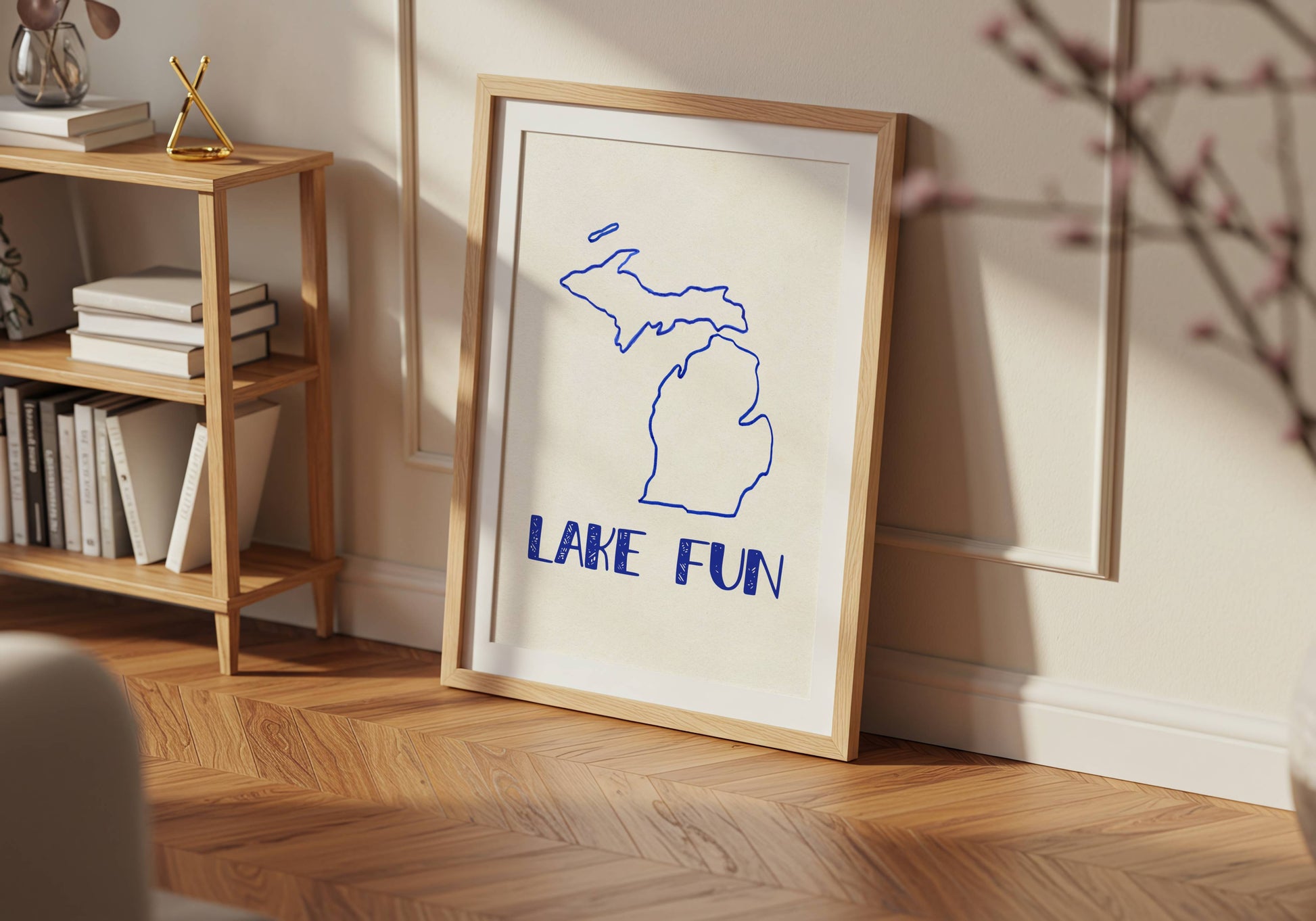 Michigan Art Printable Lake Fun