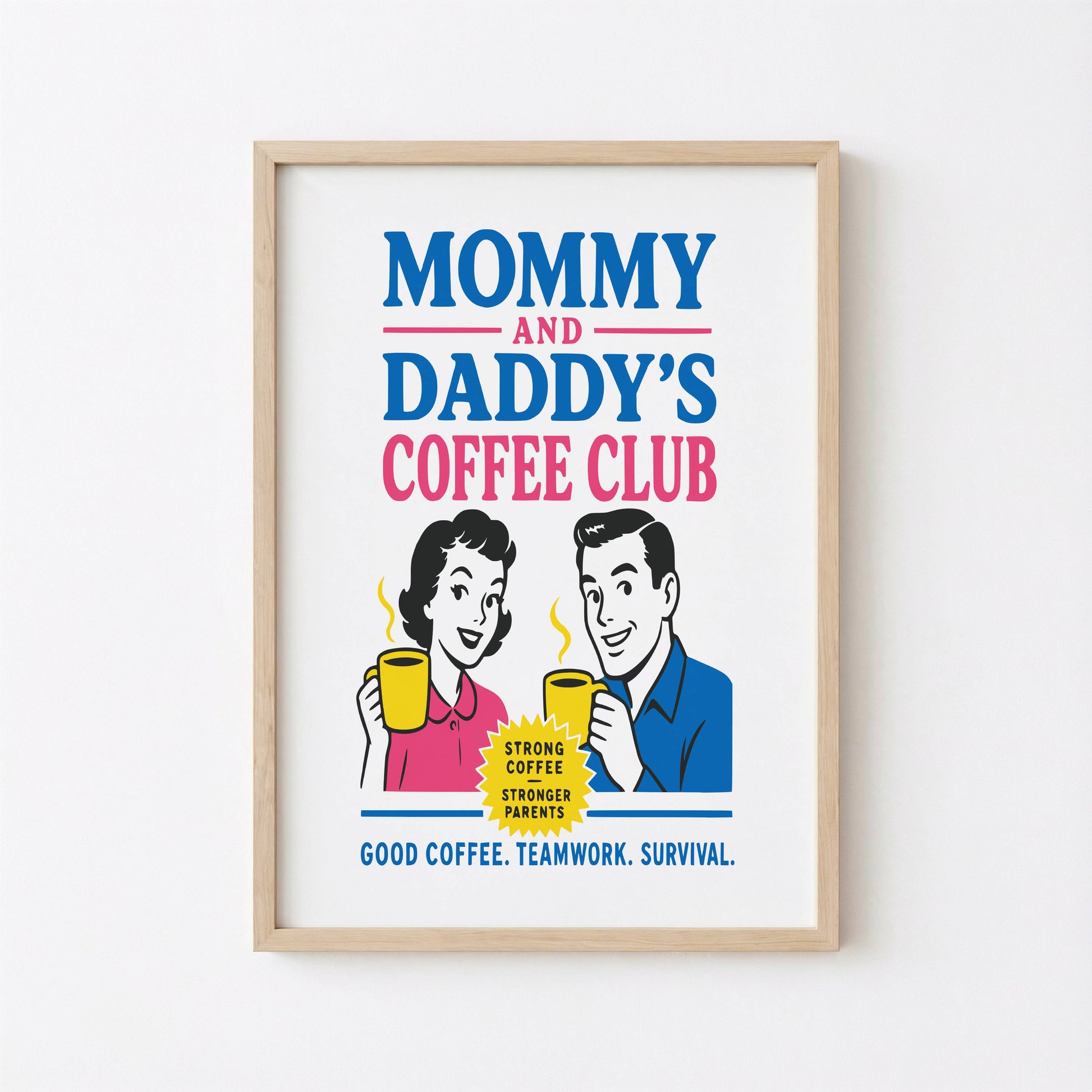 Coffee Club Poster Printable for Parents