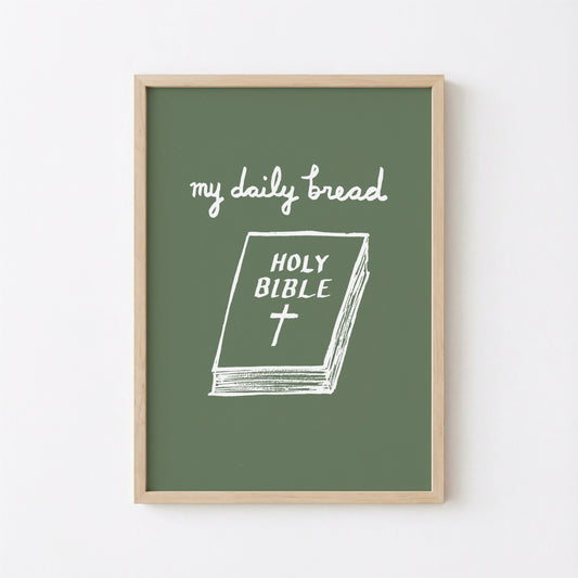 Daily Bread Printable Christian Art
