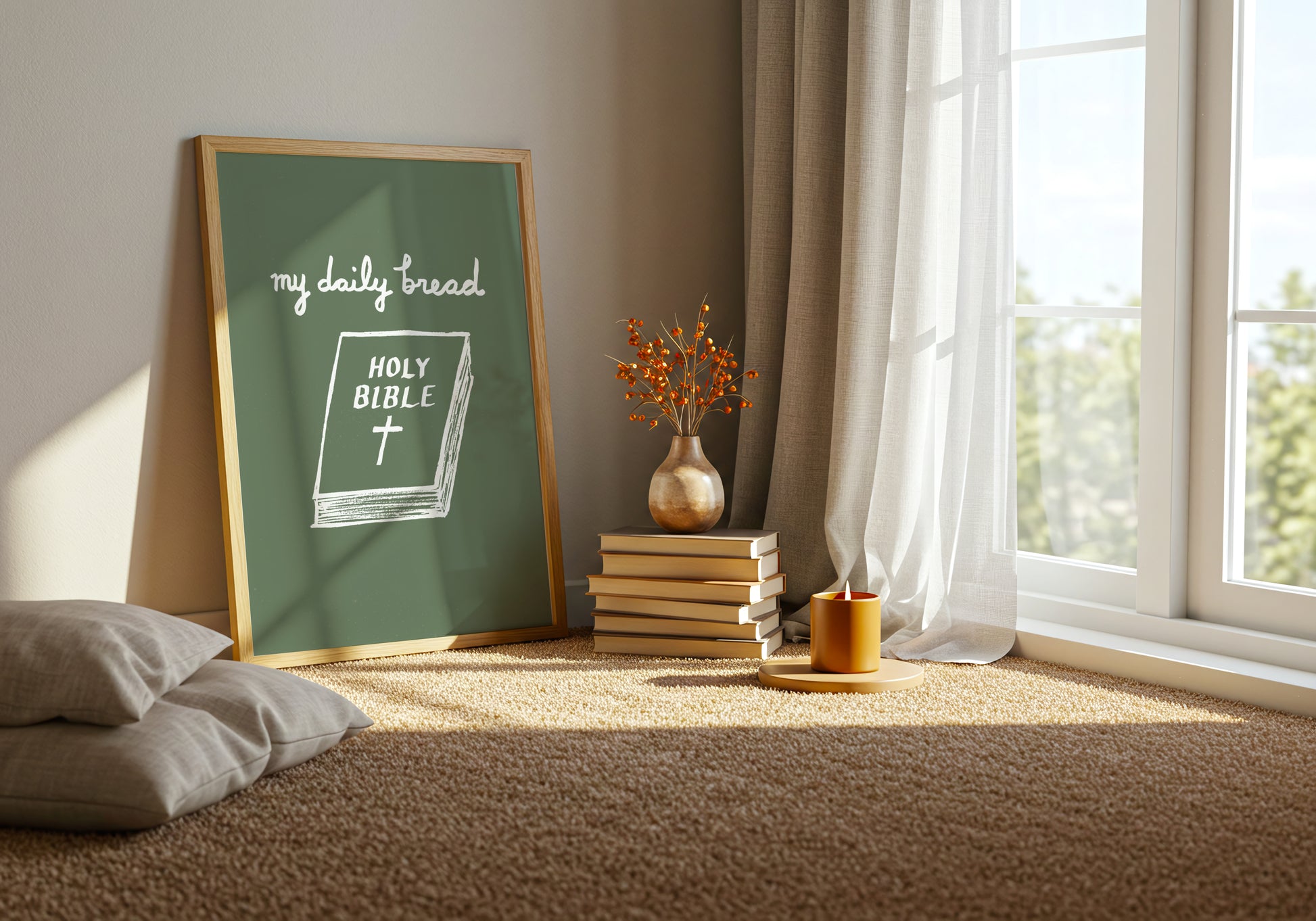Daily Bread Printable Christian Wall Art