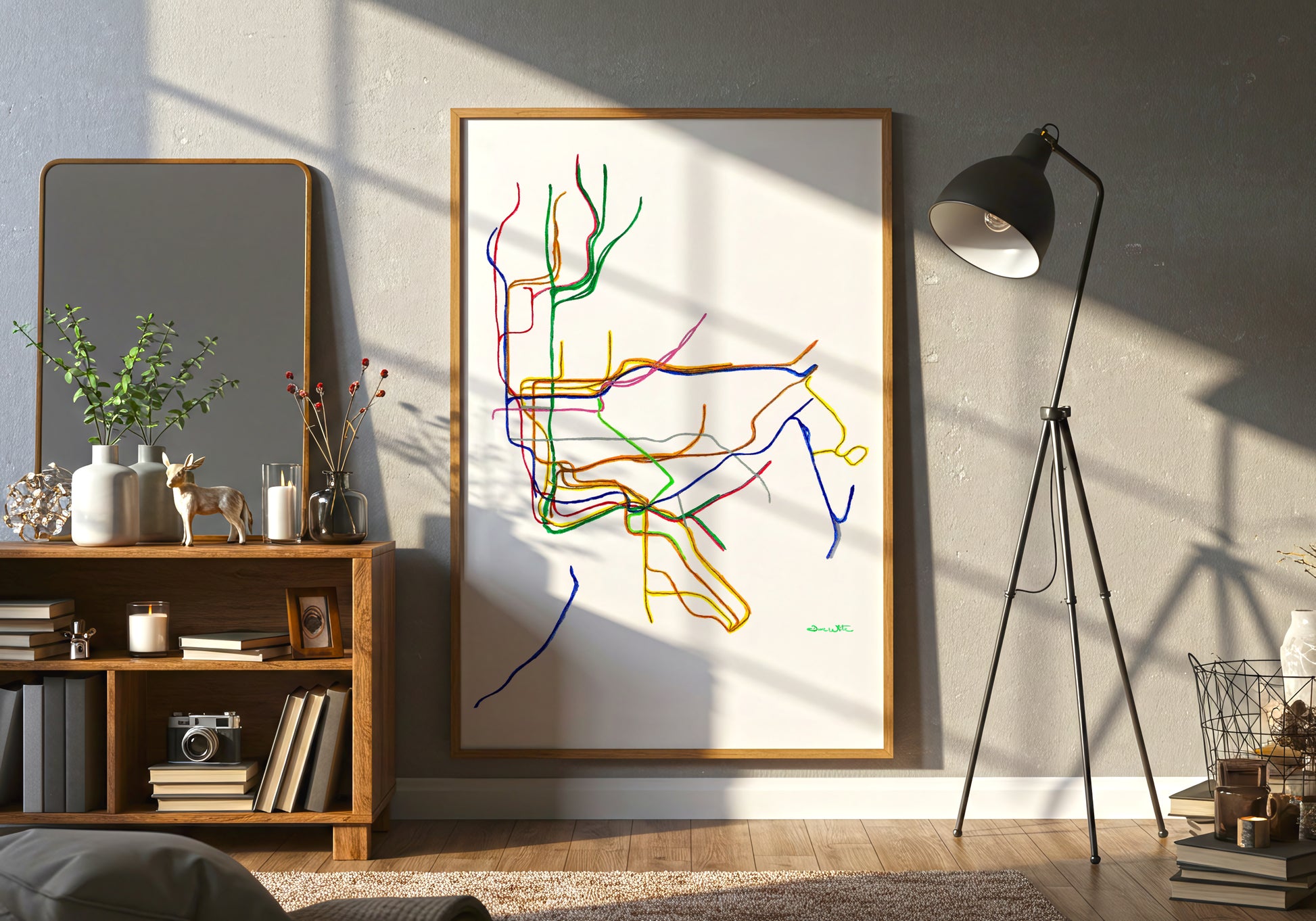 NYC Subway Map Artwork