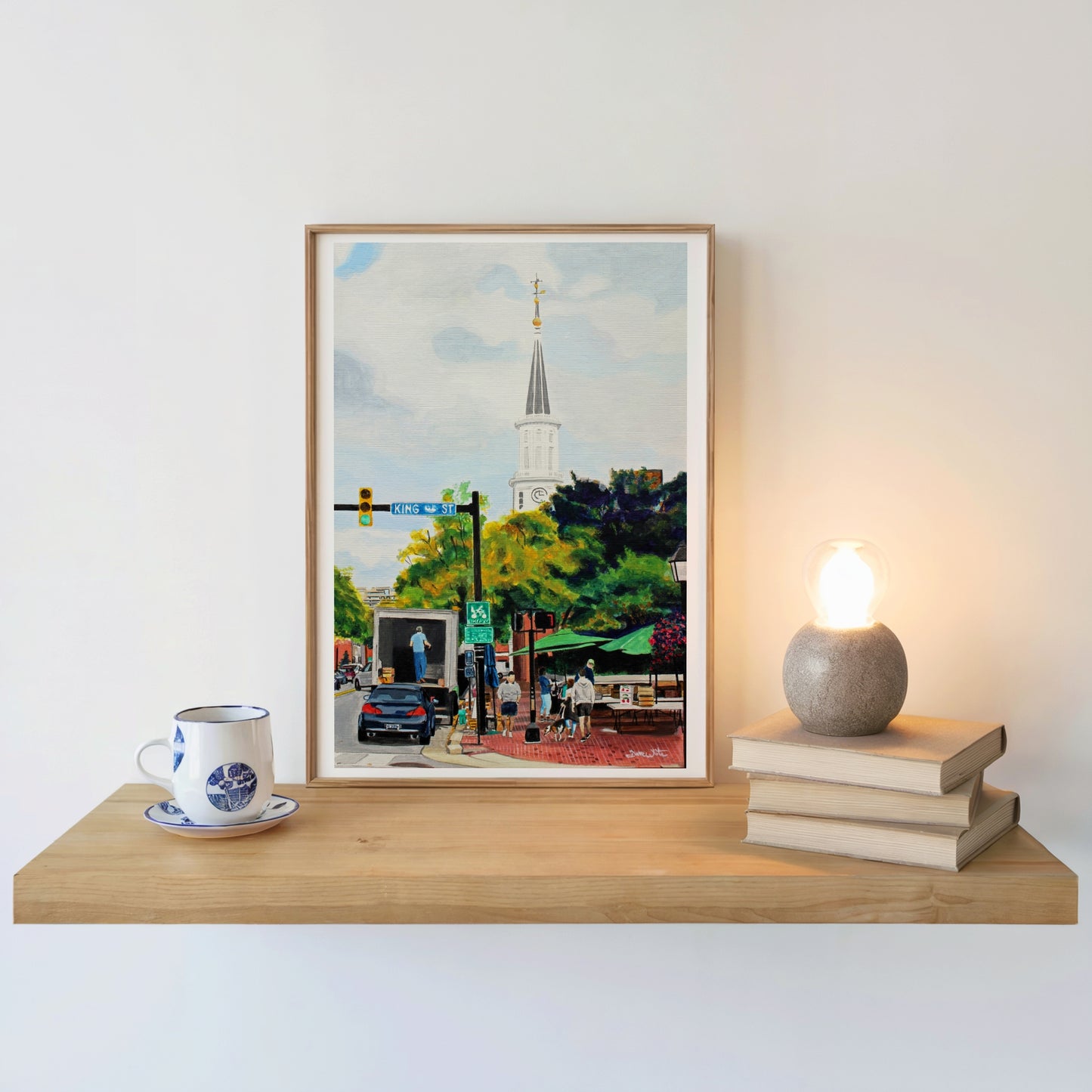 Old Town Alexandria Virginia Painting