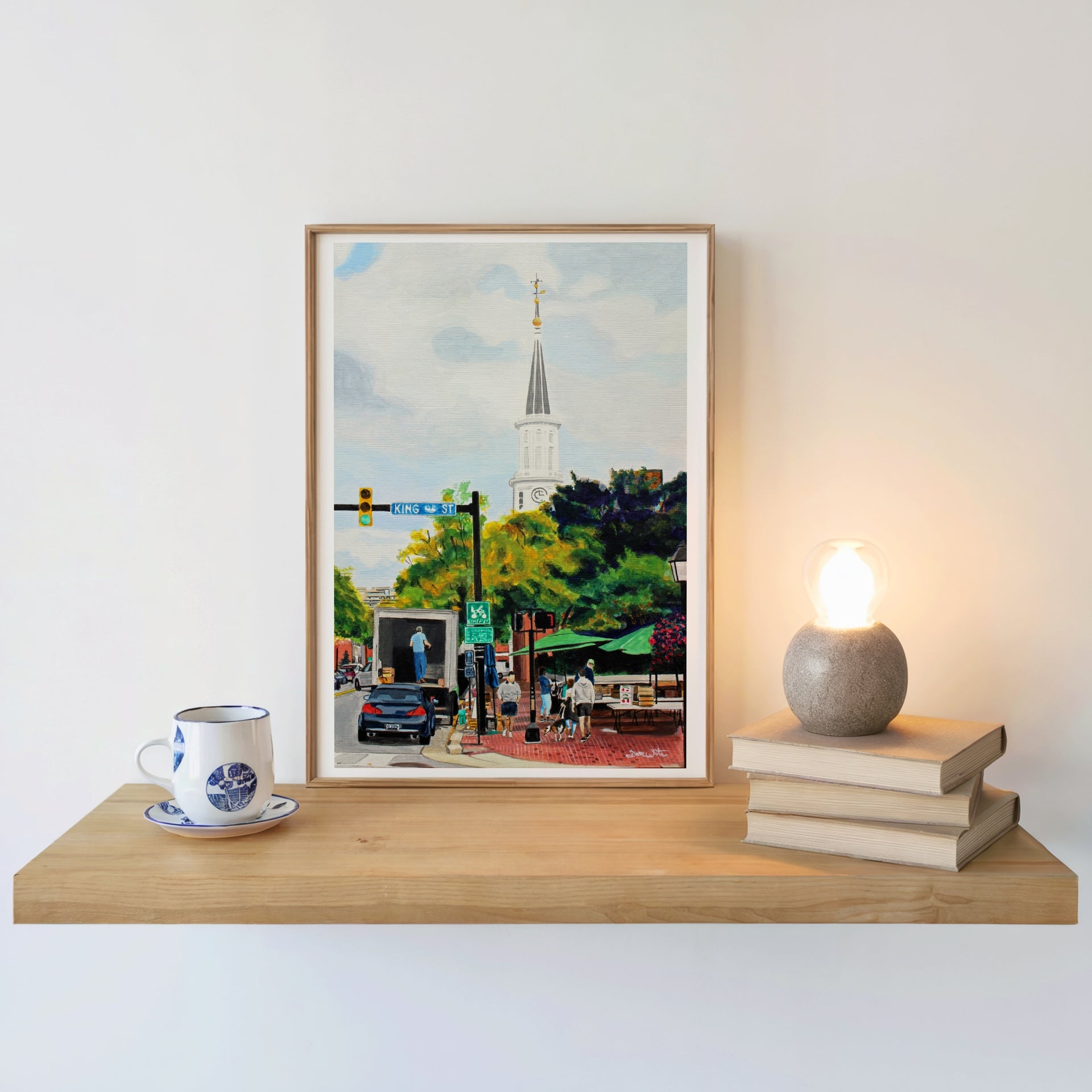 Old Town Alexandria Virginia Painting