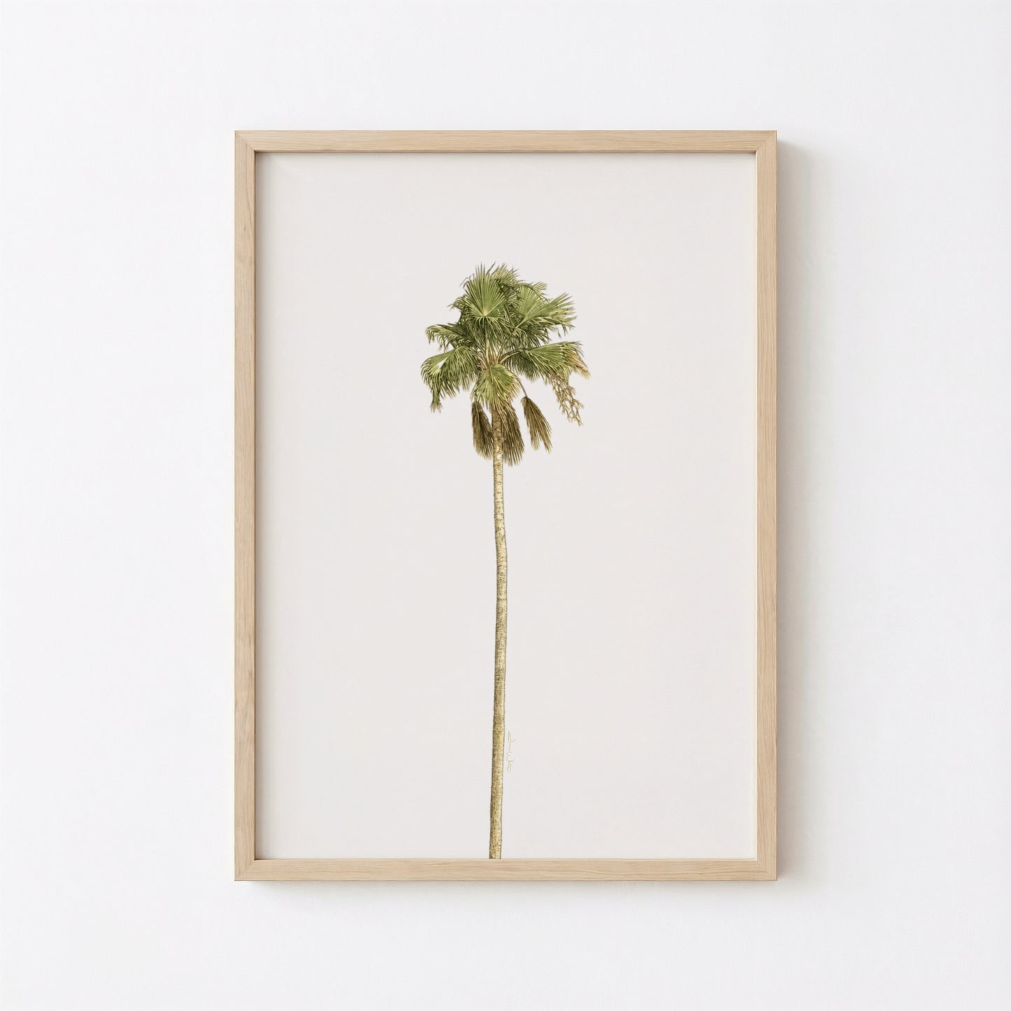 Minimalist Palm Tree Art Print